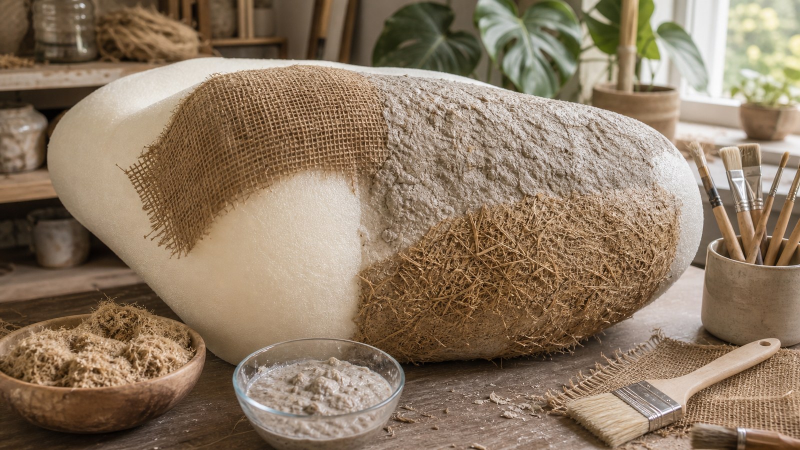 Eco-Friendly Texture Tricks: Burlap, Paper Pulp, and Bio-Fillers over Foam