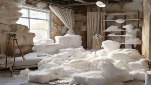 Editorial foam project scene for Reclaiming Old Show Sets: What to Salvage, What to Grind, What to Donate