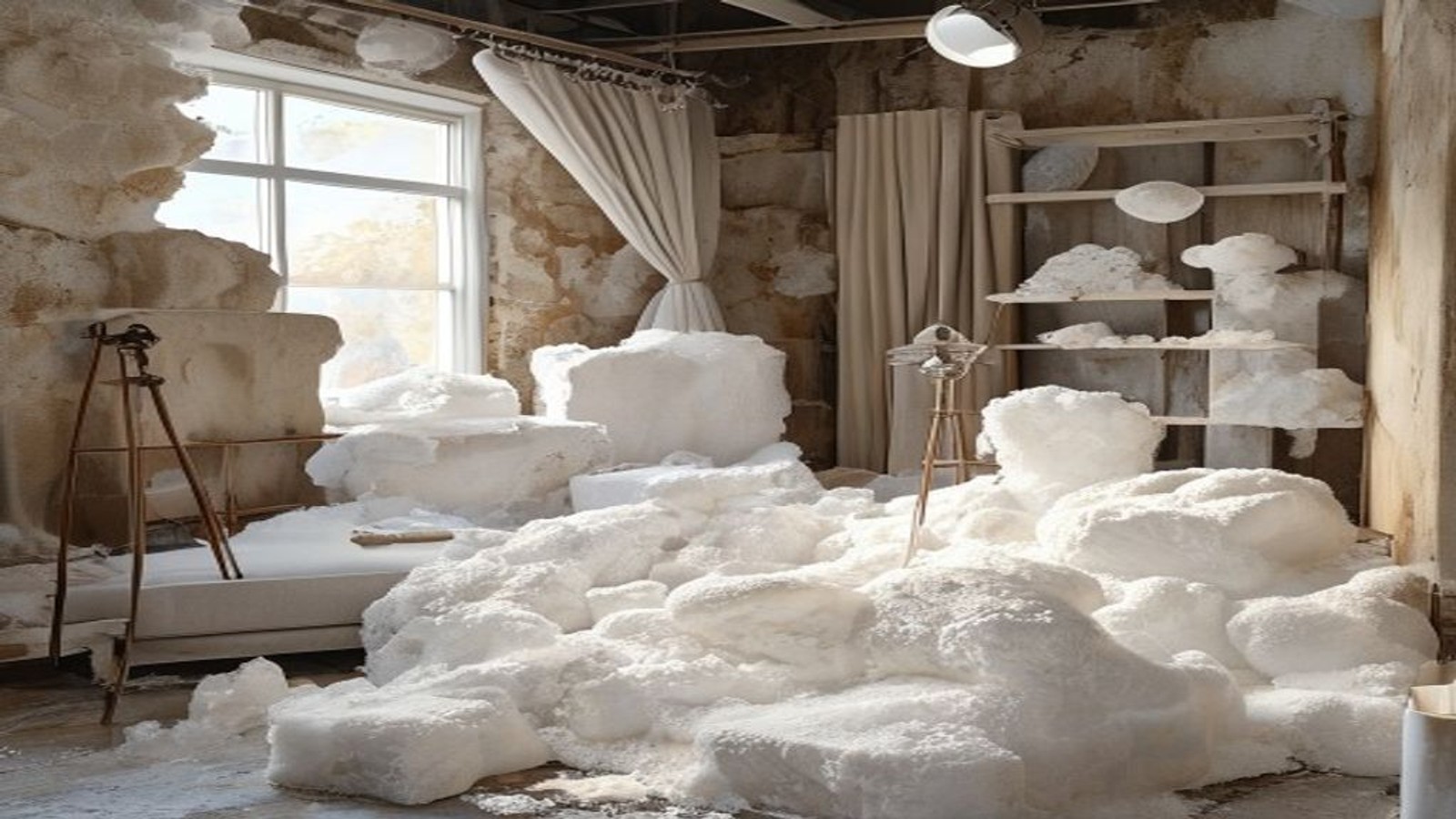 Editorial foam project scene for Reclaiming Old Show Sets: What to Salvage, What to Grind, What to Donate