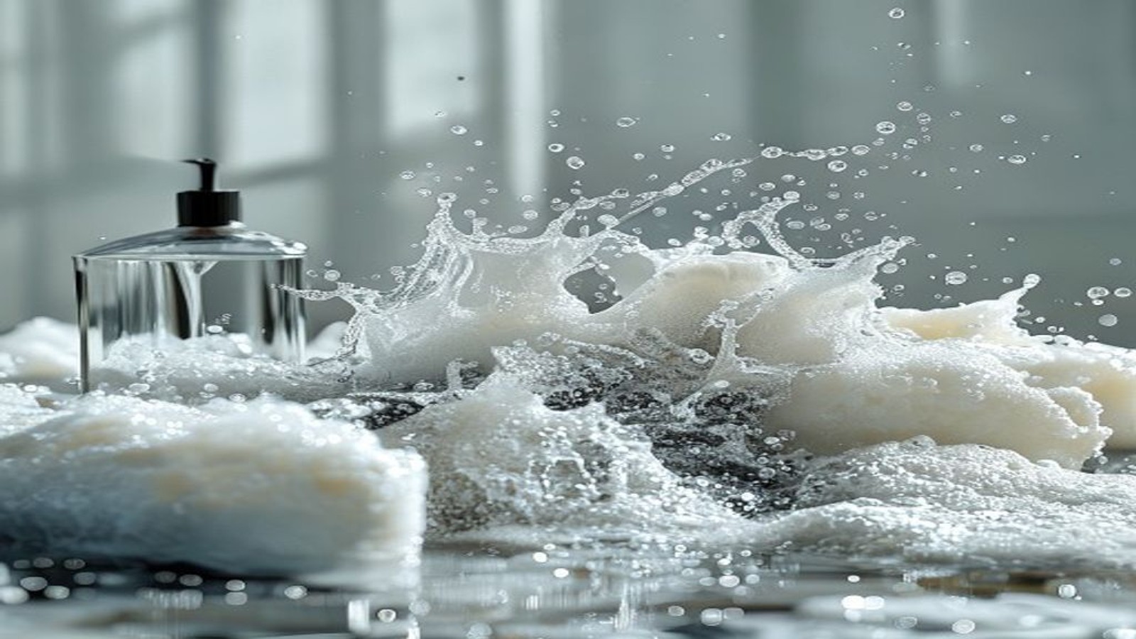 Editorial foam project scene for Water-Washing Overspray and Rinse Waste: Filters, Traps, and Disposal Ethics