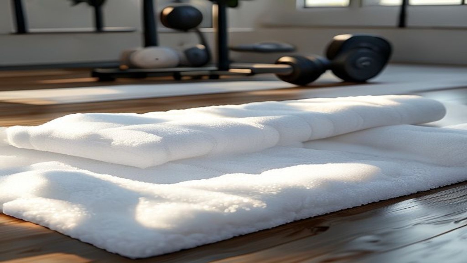 Editorial foam project scene for Gym Mat: Protection, Durability, and Cleaning